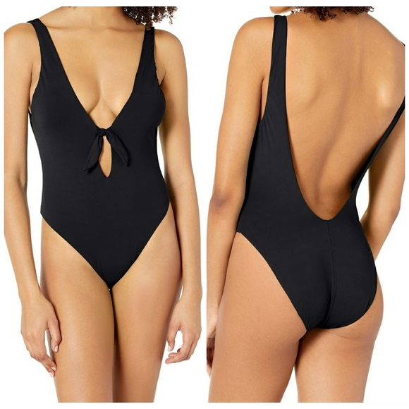 The Bikini Lab Other - NWT Bikini Lab Plunge Bow Front One Peice Swimsuit